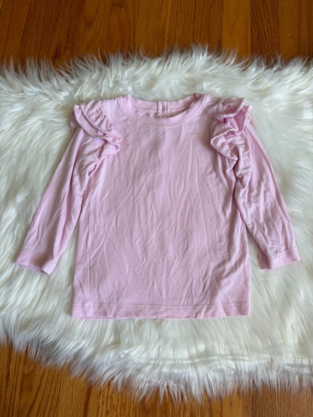Kate Quinn Pink Ruffle Long Sleeve Girls 2T